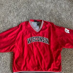 Vintage Wisconsin Badgers Windbreaker (2XL)